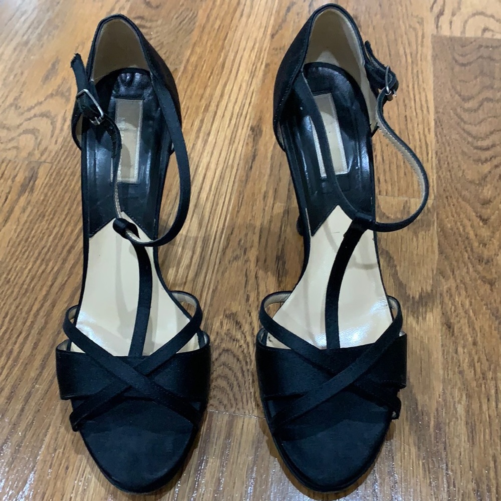 Michael Kors Black Satin Heels